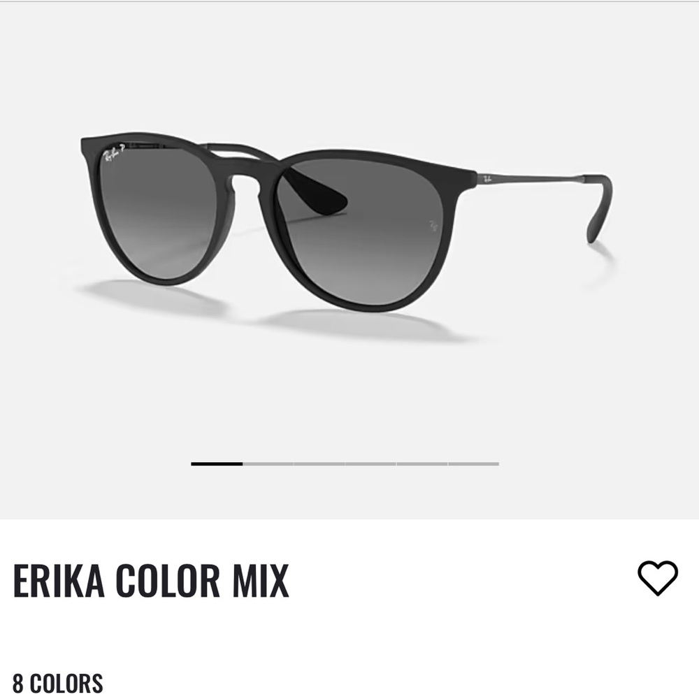 Ray-Ban Erika Color Mix Black Sunglasses